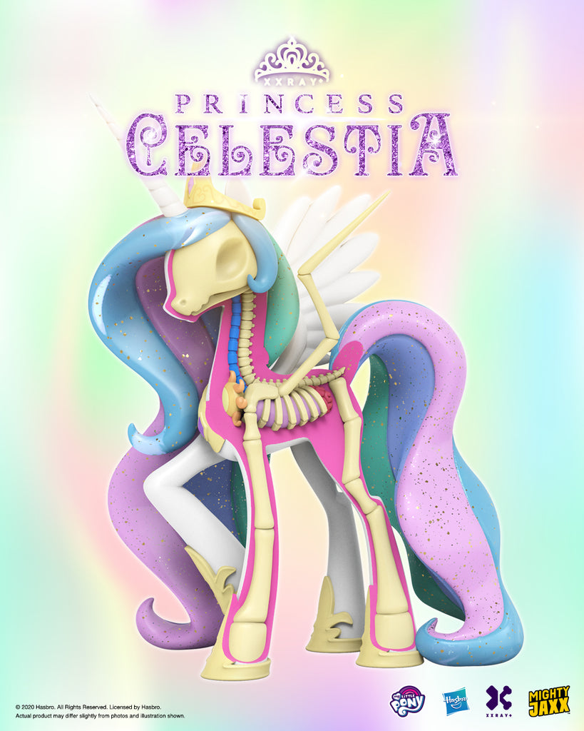 MLP Princess Celestia XXRAY Plus Limited Edition Art Toy (Signed)