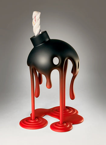 "Melting Bomb" Limited Edition Sculpture (Signed)